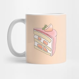 Peachy Cream Cake Mug